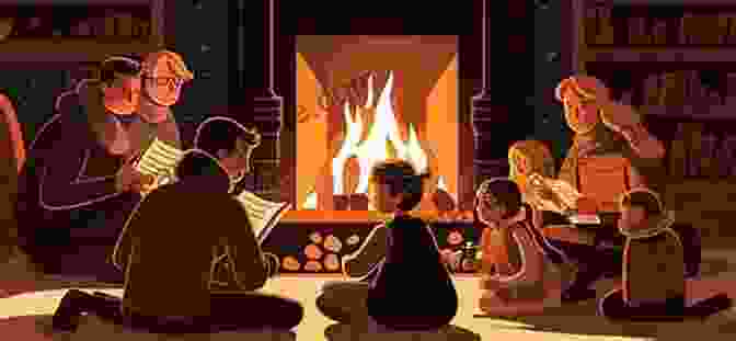 A Family Gathered Around A Cozy Fireplace, Reading The Book 'Let Count Christmas' Let S Count Christmas : Can You Find Count Santa Rudolph The Red Nosed Reindeer And The Snowman? Fun Winter Xmas Counting For Children 2 4 Year (Counting For Kindergarten 2)