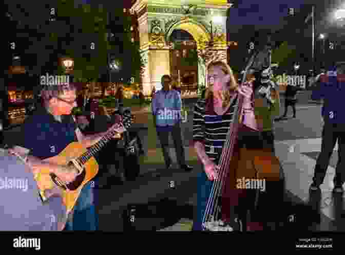 A Group Of Musicians Gather On A Sidewalk In Greenwich Village, Their Instruments Reflecting The Vibrant Music Scene Of The Era. The Mayor Of MacDougal Street 2024 Edition : A Memoir