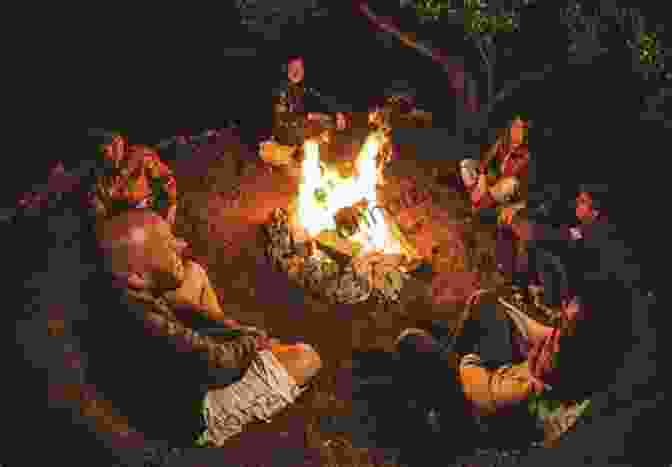 A Group Of People Gathered Around A Campfire, Symbolizing The Power Of Storytelling And Connection A Record Of Cambodia: The Land And Its People