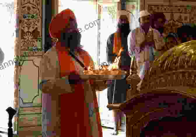 A Group Of Sikhs Performing The Aarti In A Gurdwara The Sikh Aarti Daljit Singh Jawa