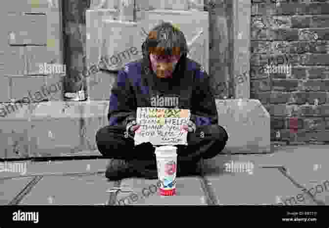 A Homeless Man Begging For Money. A Gift Of Hope: Helping The Homeless