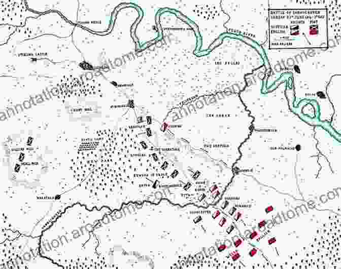 A Map Of The Battle Of Bannockburn, Showing The Positions Of The Scottish And English Armies. England Versus Scotland (The Great British Battles)