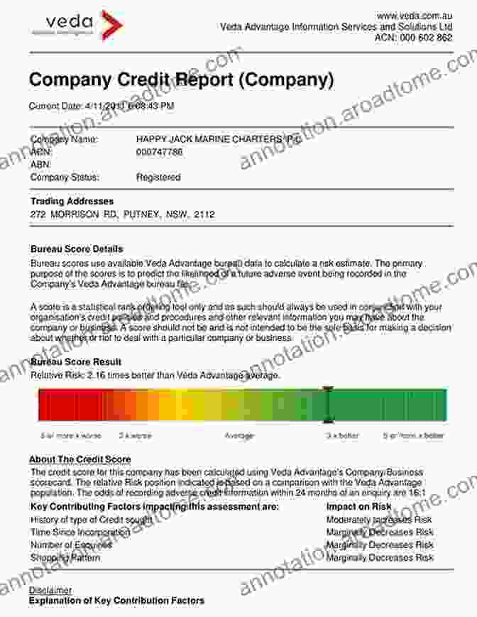 A Sample Credit Report With A Credit Score And Breakdown Of Credit History Top 21 Ways To Protect Yourself From Identity Fraud And Theft : Your Guide To Protecting Your Credit Finances Family Today