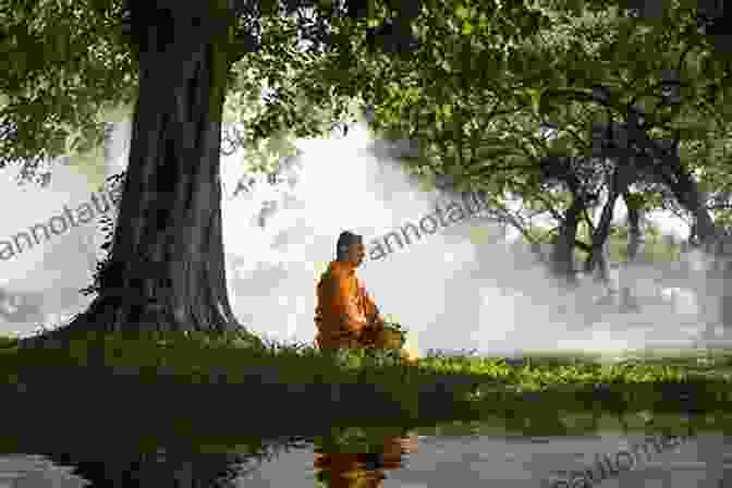 A Serene Image Of A Buddhist Monk Meditating Beneath A Bodhi Tree In A Peaceful Forest Setting. South Asian Religions On Display: Religious Processions In South Asia And In The Diaspora (Routledge South Asian Religion Series)