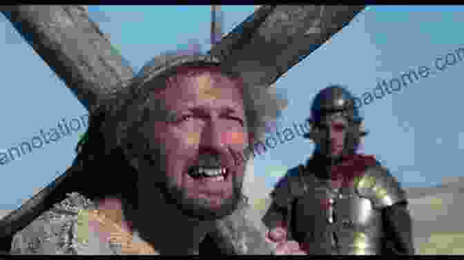 A Still From Monty Python's Life Of Brian, Depicting The Iconic Crucifixion Scene, With Brian Nailed To A Cross And The Other Characters Looking On. A About The Film Monty Python S Life Of Brian: All The References From Assyrians To Zeffirelli