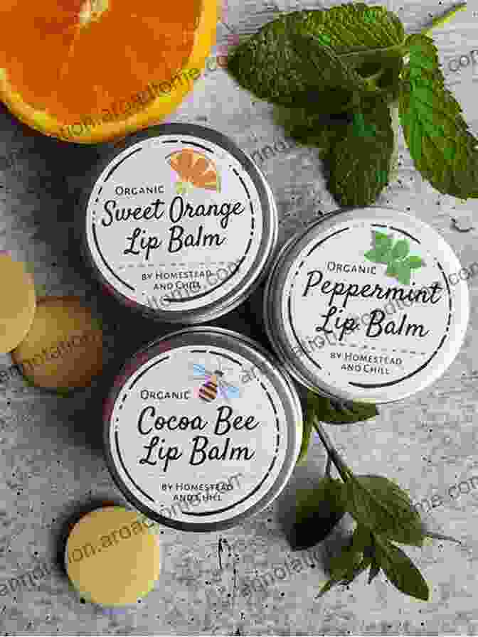 A Variety Of Organic Lip Balms In Different Flavors And Colors Organic Lip Balms Made Easy: Nourish Rejuvenate And Protect Your Lips With Natural Homemade Lip Balm Recipes