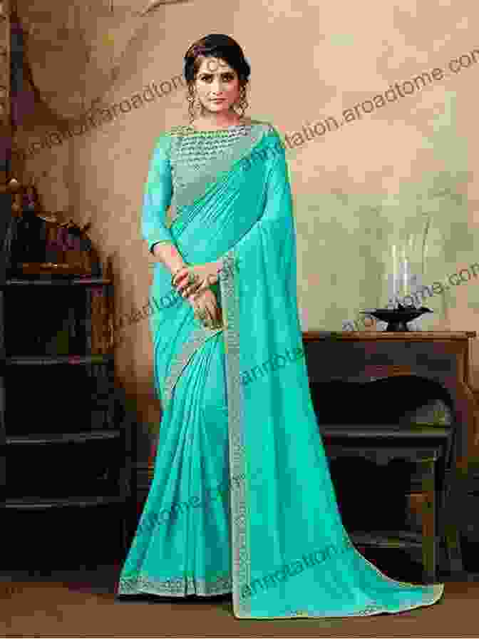 A Woman Wearing A Sari In An Elegant Drape How To Wear A Sari