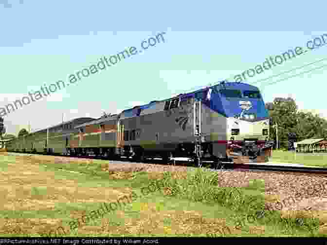 Amtrak Texas Eagle Train Speeding Through The Countryside TEXAS EAGLE HANDBOOK: AMTRAK 2024 D C Robinson