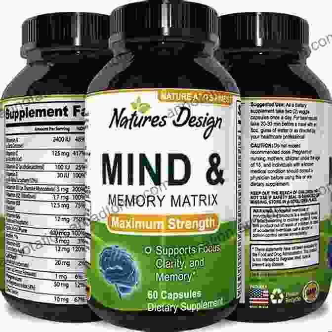 An Image Of A Table With Various Supplements, Representing The Targeted Approach To Brain Enhancement Magnificent Mind At Any Age: Natural Ways To Unleash Your Brain S Maximum Potential