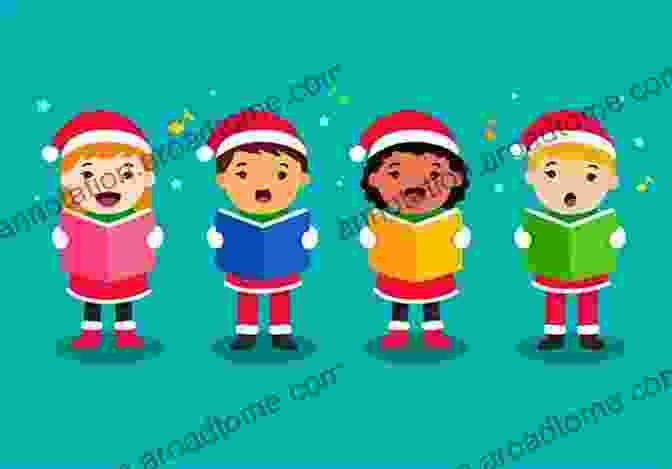 Children Singing Christmas Carols In A Festive Setting, Surrounded By Twinkling Lights Let S Count Christmas : Can You Find Count Santa Rudolph The Red Nosed Reindeer And The Snowman? Fun Winter Xmas Counting For Children 2 4 Year (Counting For Kindergarten 2)