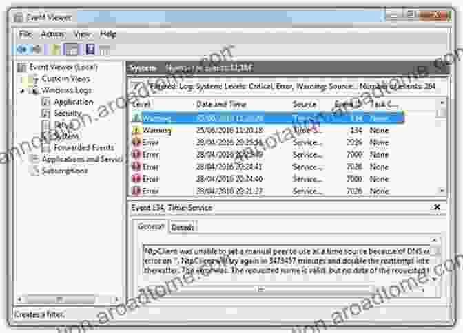 Event Viewer Window Hidden Windows Tools For Protecting Problem Solving And Troubleshooting Windows 8 Windows 7 Windows Vista And Windows XP Computers (Windows Tips And Tricks 11)