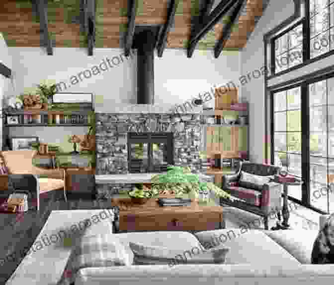 Farmhouse Modern Apartment With Rustic Elements, Such As Wood Beams And Shiplap Walls, With Modern Furnishings Modern Home Interior: Picture With Beautiful And Aesthetic Apartments Photos Of Modern Furnishings And 3D Rendered Interiors Of Apartments Image Collection In Landscape Format