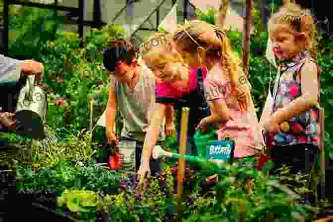 Joyful Children Enjoying A Farm Visit What S In The Garden?: Learn Where Food Comes From (Part Cookbook Part Gardening For Kids)