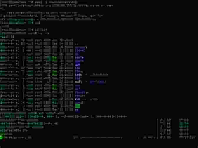 Linux Command Line Terminal Window With Commands Being Executed A Practical Guide To Linux Commands Editors And Shell Programming