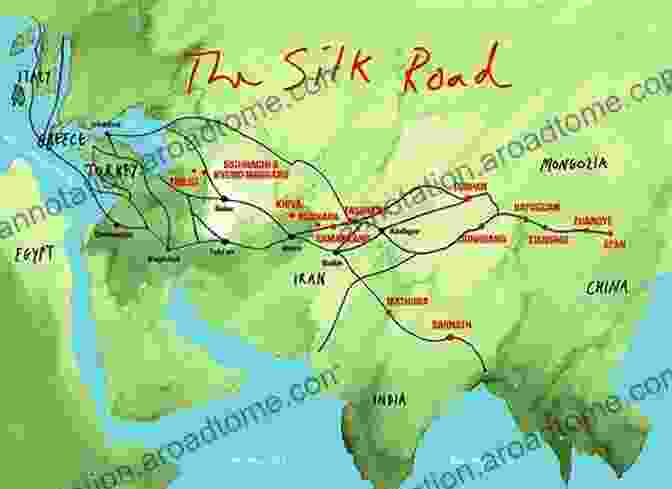 Map Of The Silk Road Central Asia In World History (New Oxford World History)