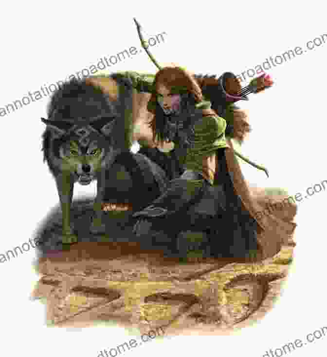 Mija, A Young Girl With Long Brown Hair, Sits On A Rock With Her Wolf Companion, Trouble. I Am Not A Wolf