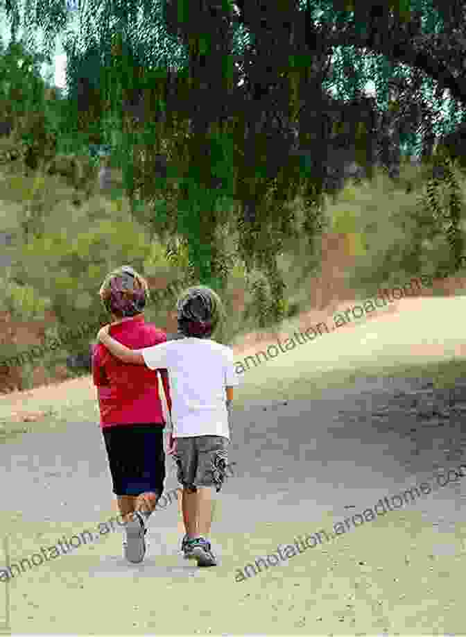 Stand By Me Book Cover: A Group Of Boys Walking Away From The Reader, In The Distance Stand By Me RP Dave Steele