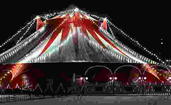 The Circus Tent Illuminated By Colorful Lights At Night My Day At The Circus ABC