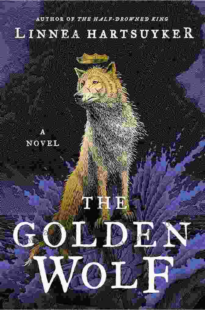 The Golden Wolf Saga Book Cover Featuring A Fierce Golden Wolf Against A Vibrant Sunset The Sea Queen: A Novel (The Golden Wolf Saga 2)