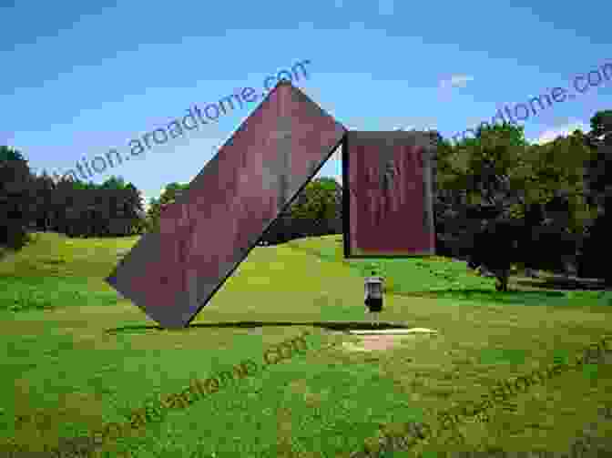 Visitors Exploring The 'Shepherd Rods' Installation At The Storm King Art Center, New York Shepherd S Rod 2004 (Shepherd S Rods) Mark Puryear