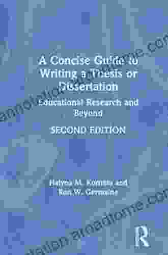 A Concise Guide to Writing a Thesis or Dissertation: Educational Research and Beyond